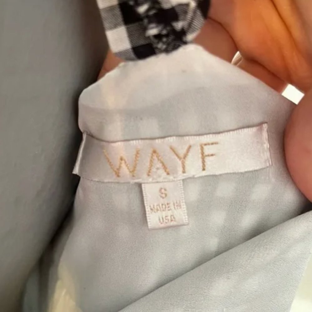 WAYF Gingham Dress new with tags in size Small - Picture 5 of 6